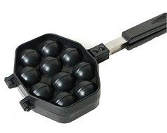 NEW Kitchen Taiyaki Walnut Waffle Pan Maker Cast Home Cooking N2