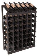 Wine Racks America Ponderosa Pine 6 Column 8 Row Display Top Kit. 13 Stains to Choose From! N13