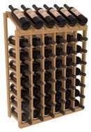 Wine Racks America Ponderosa Pine 6 Column 8 Row Display Top Kit. 13 Stains to Choose From! N14