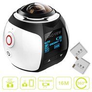 VSSPEED 4K 360 Action Camera Panoramic Ultra HD Panorama 360 Camara Deportiva Wifi Sport Cam Driving VR Camera