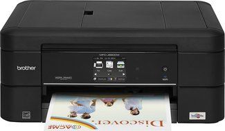 Brother - Work Smart Series MFC-J680DW Wireless All-in-One Printer - Black