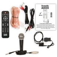 Acoustic Audio TSi400 Bluetooth Powered Floorstanding Tower Multimedia Speakers with Optical Input and Mic TSi400DM1 N7