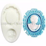 Anyana Silhouette Cameo Mirror Fondant Cake Decorating Tools Mold Bakeware Mould Candy Silicone Fondant Mold Cake... N2