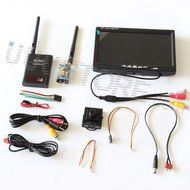 RC FPV Combo System 5.8Ghz 200mw 3KM AV video audio TS351 Transmitter and RC805 Receiver no blue Monitor 800TVL...