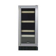 Chateau 4 Wine Bottle / 36 Beverage Can Refrigerator Door: Stainless Steel, Hinge: Left