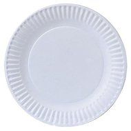 Gogoforward 20 PCS White Disposable Paper Plates Cake Pan Party Plates (7&quot;) N6