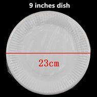 Gogoforward 20 PCS White Disposable Paper Plates Cake Pan Party Plates (7&quot;) N8