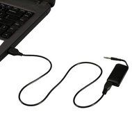 eshion Wireless Portable USB Bluetooth Stereo Transmitter for TV, Desktop Black