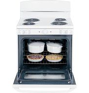 GE GIDDS-MS-JBS04WH 30" 5 cu. ft. Free-Standing Electric Range, White N4