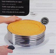 Chris&#039;s Home Retractable Stainless Steel Circle Mousse Ring Baking Tool Set Cake Mould Mold Size Adjustable 24... N4