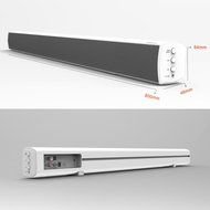 (Upgarde Version) LONPOO 609B 80cm Slim TV Soundbar Bluetooth Subwoofer 20W*2 Super BASS with Remote Control (... N8