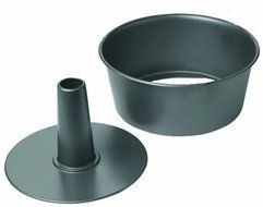 Mainstays Non-Stick Angel Food Cake Pan 9.5&quot; x 4.25&quot; High Quality Carbon Steel (1) N3