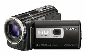 Sony HDR-PJ10 High Definition Handycam Camcorder with Built-in Projector (Black)