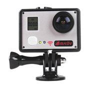 Womail Amkov AMK7000S 1080P HD 60fps WiFi Action Camera with Sunplus 6350 Chipset Sliver N2