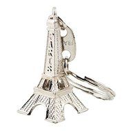 Cute Retro Mini Paris Eiffel Tower Model Keychain Keyring Keyfob Metal Ring Gift Adornment Souvenirs N4