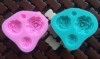 Brand new Mini 3D Silicone Resin Roses Chocolate Mould Cake Decoration Candy Soap Mold Baking Tool Craft Fondant... N5