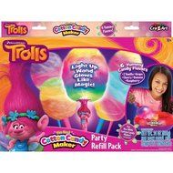 DreamWorks Trolls Cotton Candy Refill Pack Make Bunches Of Cotton Candy In Seconds. 5 Flavor Mixes