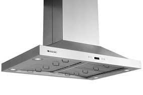 XtremeAir PX05-I36 Island Mount Range Hood with 900 CFM Baffle Filters/Grease Drain Tunnel, 36" N7