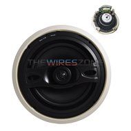White 2-Way 8&quot; inch 120 Watt 6 Ohms In-Ceiling Home Theater Speaker (pair) 120W