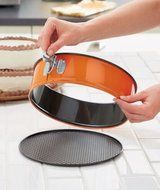 Cake Pans Heart Shape Round &amp; Square Colorful 4-pc. Springform Bakeware Set