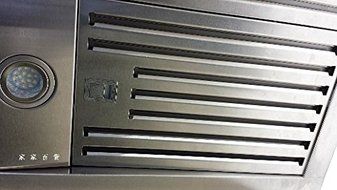 30"W, 7"H European Style Under Cabinet Stainless Steel Range Hood w/Touch Screen N5