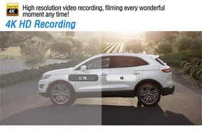Boblov Dual Screen Ultra HD 4K Sports Action Camera 1080P Waterproof Underwater Camcorder 170&deg; Wide Angle 12MP...