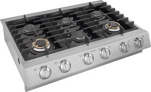 Electrolux ICON Designer E36GC75PSS 36" Pro-Style Gas Rangetop with 6 Sealed Burners N3