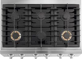 Electrolux ICON Designer E36GC75PSS 36" Pro-Style Gas Rangetop with 6 Sealed Burners N4