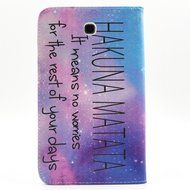 Galaxy Tab 3 7.0 Case, Firefish Kickstand Feature High Quality PU Leather Wallet with Card Slots Damage Resistance... N54