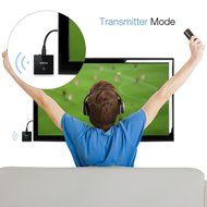 AVANTEK Bluetooth Portable 2-In-1 Wireless Stereo Transmitter and Audio Receiver