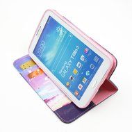 Galaxy Tab 3 7.0 Case, Firefish Kickstand Feature High Quality PU Leather Wallet with Card Slots Damage Resistance... N60