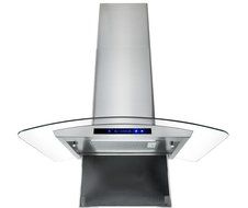 FIREBIRD New 30" European Style island Mount Stainless Steel Range Hood Vent W/Touch Button Control FBGV-P5009-30 N8