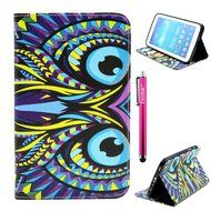 Galaxy Tab 3 7.0 Case, Firefish Kickstand Feature High Quality PU Leather Wallet with Card Slots Damage Resistance... N64