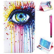 Galaxy Tab 3 7.0 Case, Firefish Kickstand Feature High Quality PU Leather Wallet with Card Slots Damage Resistance... N68