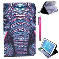 Galaxy Tab 3 7.0 Case, Firefish Kickstand Feature High Quality PU Leather Wallet with Card Slots Damage Resistance... N70