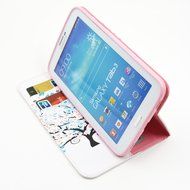 Galaxy Tab 3 7.0 Case, Firefish Kickstand Feature High Quality PU Leather Wallet with Card Slots Damage Resistance... N72