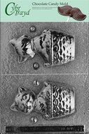 Cybrtrayd A021 3D Cat in a Basket Chocolate Candy Mold with Exclusive Cybrtrayd Copyrighted Chocolate Molding...