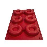Sorbus&reg; Silicone Doughnut Baking Mold -Non-Stick, Easy to Clean, Oven, Microwave, Dishwasher, and Freezer safe