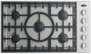 DCS CDV2365L 36" Gas Sealed Burner Style Cooktop with 5 Burners, in Stainless Steel N2