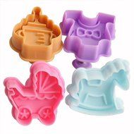 ZNU Easter Day Cake Cookie Decorating Cutters Fondant Sugarcraft Plunger Set Mold Tools N18