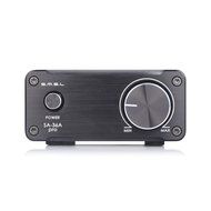 SMSL SA-36A Pro HiFi Integrated Mini Digital Stereo Audio 20W PC Amplifier Class D AMP + 12V Power Adapter Black N3