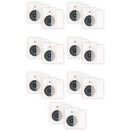 Blue Octave BDW62 In Wall 6.5" Speakers 2 Way Home Theater Surround Sound 7 Pair Pack N6
