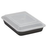 Baker&#039;s Secret Essentials Oblong Cake Pan with Plastic Cover - #0 in