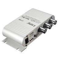 AMPLIFIER - LEPY MINI CAR HOME STEREO HI FI AMPLIFIER 2 CHANNEL FOR IPOD MP3 PC DVD CD 12V N2