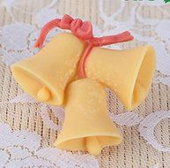 Anyana Christmas Bell Silicone Fondant Mold Cake Decorating Pastry Gum Pastry Tool Kitchen Tool Sugar Paste Baking...