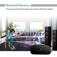 Bluetooth Transmitter/Receiver, OXOQO 2-in-1 Wireless 3.5mm Audio Adapter for TV, Wired Headphone Headset, Car... N2