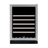 Marvel 61WCMBSGL Standard Efficiency Single Zone Wine Cellar with Left Hinge Frame Glass Door, 24&quot;, Stainless...