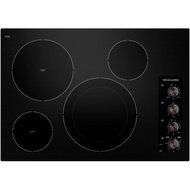 KitchenAid KECC604BBL Architect II 30" Black Electric Smoothtop Cooktop N2