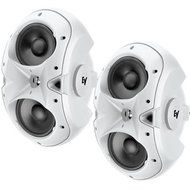 Electrovoice EVID 6.2w Speaker 6 Inch Dual Woofer, Ti Direct Radiator HF Transducer White 1 Pair