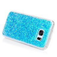 Badalink Galaxy S7 Case Shiny Glitter Sparkle Powder Series Shockproof Drop Protection Soft TPU Rubber Protective... N4